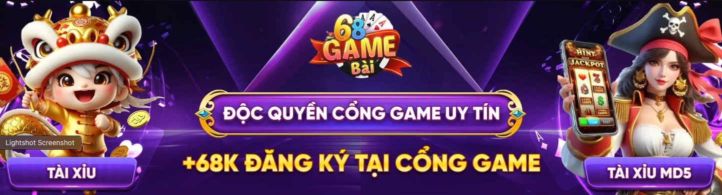 68 Game Bài(68 Game Bài – Sảnh game đổi thưởng uy tín, nạp rút nhanh)